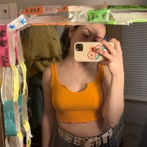 Orange Crop Top
